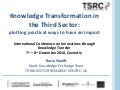 Knowledge exchange presentation, razia shariff