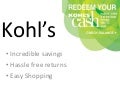 Kohl’s Coupon Codes