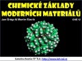 CHE 12: kompozity - nanotechnologie