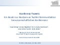 Konferenz-Tweets ISI 2011