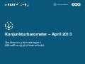 Konjunkturbarometer april 2013
