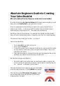 Creating a Sales Brochure