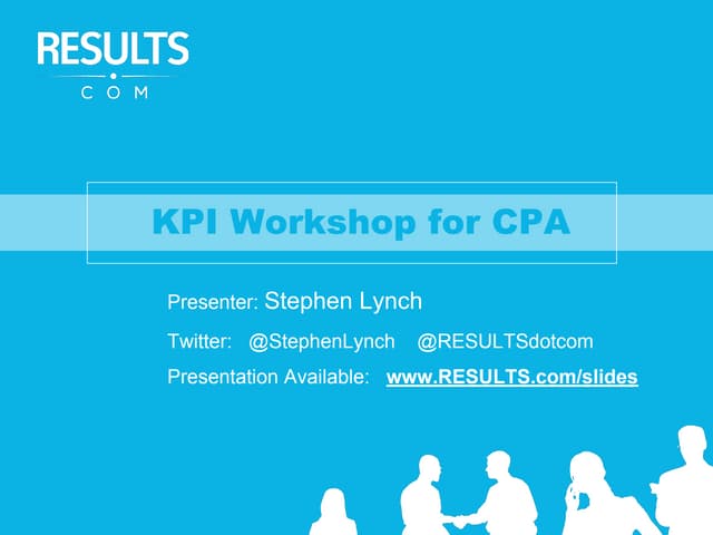 KPI Workshop for CPA Oct 2014 