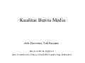 Kualitas berita media