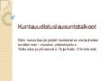 Kuntauudistuslausuntotalkoot