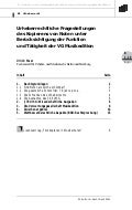 Poser: Urheberrechtliche Fragestellungen des Kopierens von Noten unter Berücksichtigung der Funktion und Tätigkeit der VG Musikedition