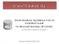 Oracle Database 11g Release 2 Installation