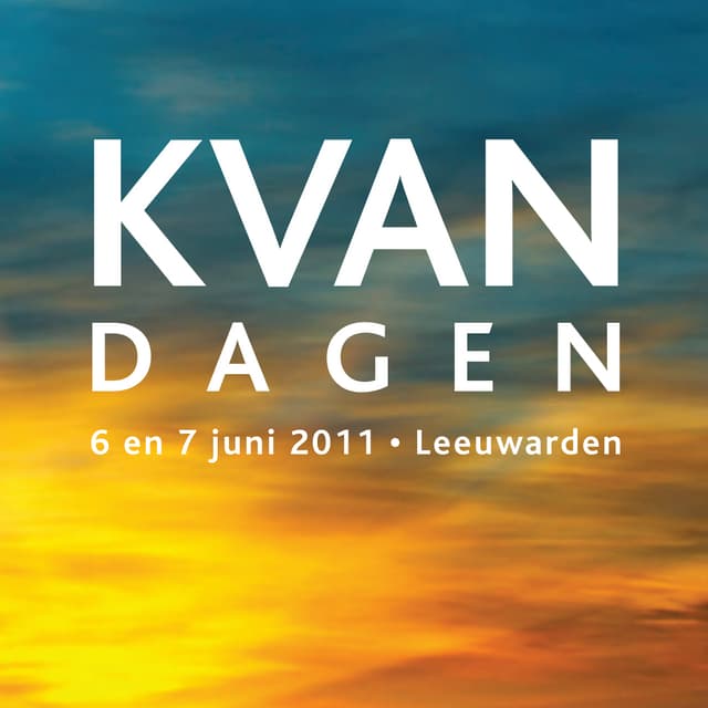 Programma KVAN-dagen 2011
