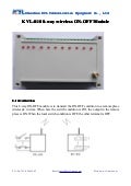 8-way Wireless I/O module, ON-OFF Remote Control