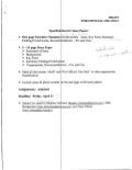 Specifications for Issues Papers