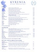 NEW Menu Kyrenia restaurant   a la carte menu - jan 2012