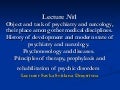 lecture psychiatry