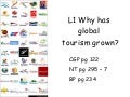 L1 why has global tourism grown nsr