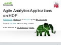 LA HUG - Agile Analytics Applications on HDP