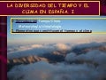 Tiempo y clima en España I. Elementos