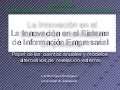 La InnovacióN En El Sistema De InformacióN Empresarial.Ppt