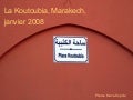 La Koutoubia, Marrakech, janvier 2008
