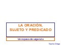 La Oracion Sujeto Y Predicado