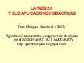 La Web 2.0 y sus aplicaciones didácticas