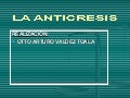 La Anticresis Diapositivas
