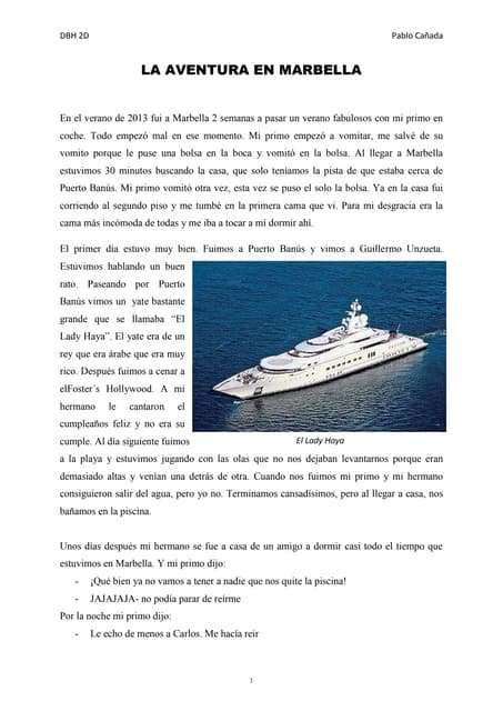 La aventura en marbella