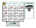 Calendar of playgroups in Labelle 2012