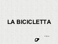 La bicicletta