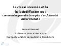 La classe inversée et la baladodiffusion (1er Collqoue Ontario-Québec)