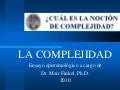 La complejidad finkel 2010