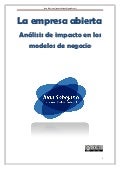 La empresa abierta. Impacto en los modelos de negocio