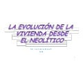 La evolucion de la vivienda