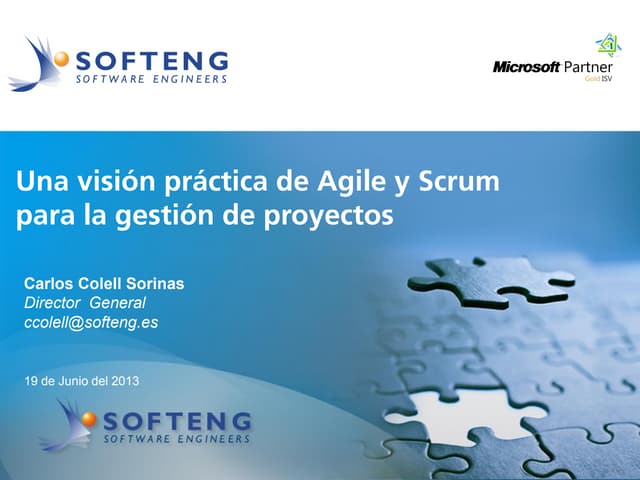 La experiencia agile de softeng en el desarrollo de Portal Builder