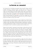 La femme au cassoulet