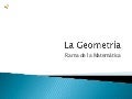 La geometría
