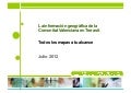 La informacion geografica de la comunitat valenciana en terrasit