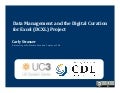 UCLA: Data Management for Librarians