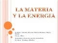 La Materia Y La Energia Power Pointt