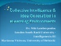 Collective Intelligence and Idea Generation Lambropoulos Vivitsou