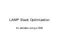 Lamp Stack Optimization