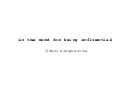 In the mood for being influential 