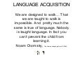 Language Acquisition