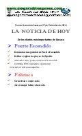 La noticia de hoy  27 12 2011