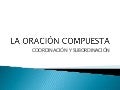 La oración compuesta