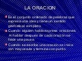 La oración