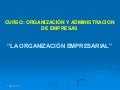 La Organizacion En Las Empresas