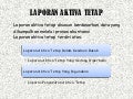 Laporan aktiva tetap