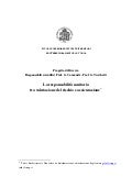 La responsabilità sanitaria tra valutazione del rischio e assicurazione