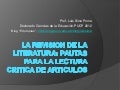 La revision de la literatura