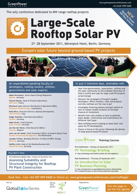 Large Scale Rooftop Pv Brochure