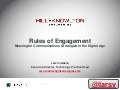 Rules of Engagement - Meaningful Communications Strategies in the Digtial Age - DNAsia 2011
